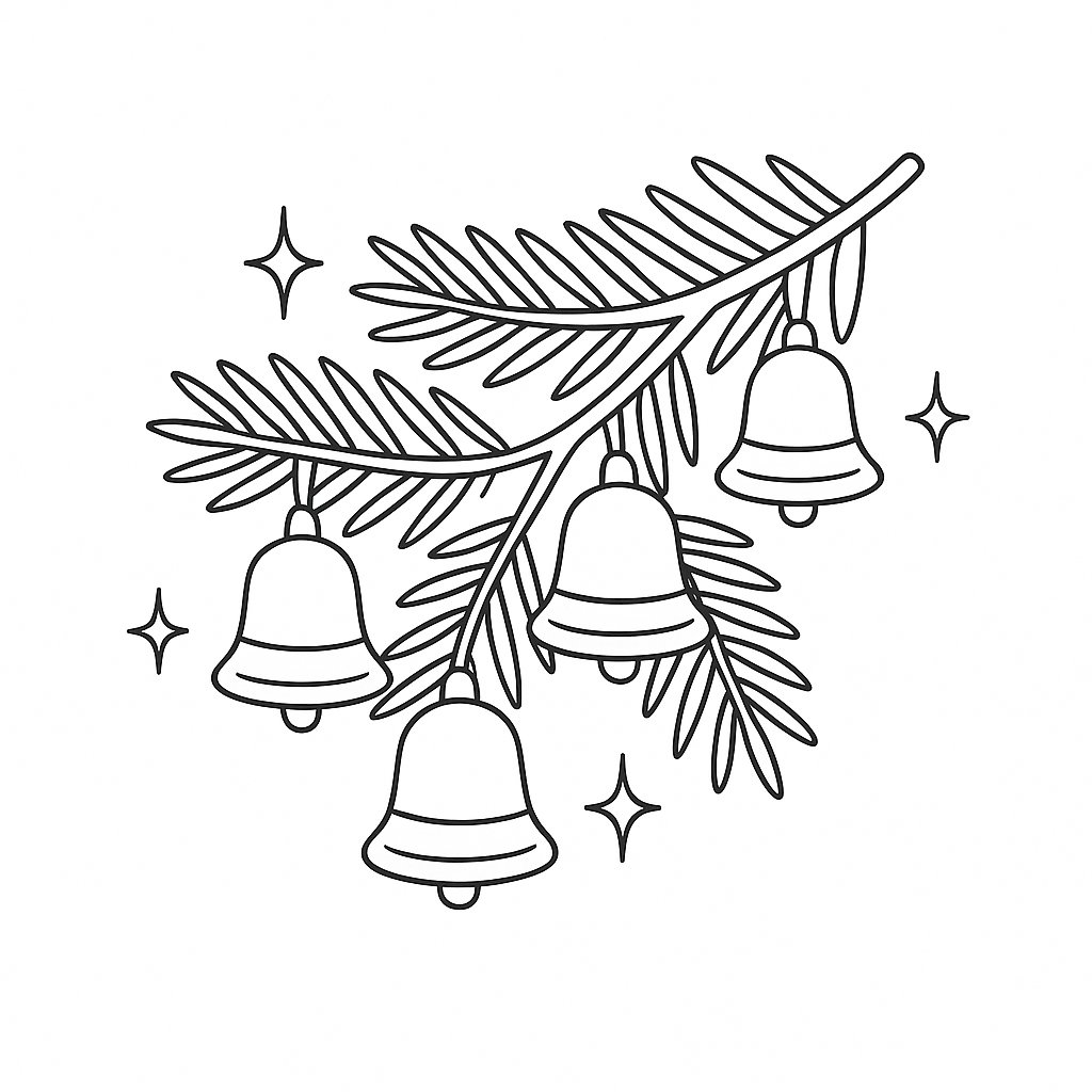 Cây thông Noel có chuông vàng