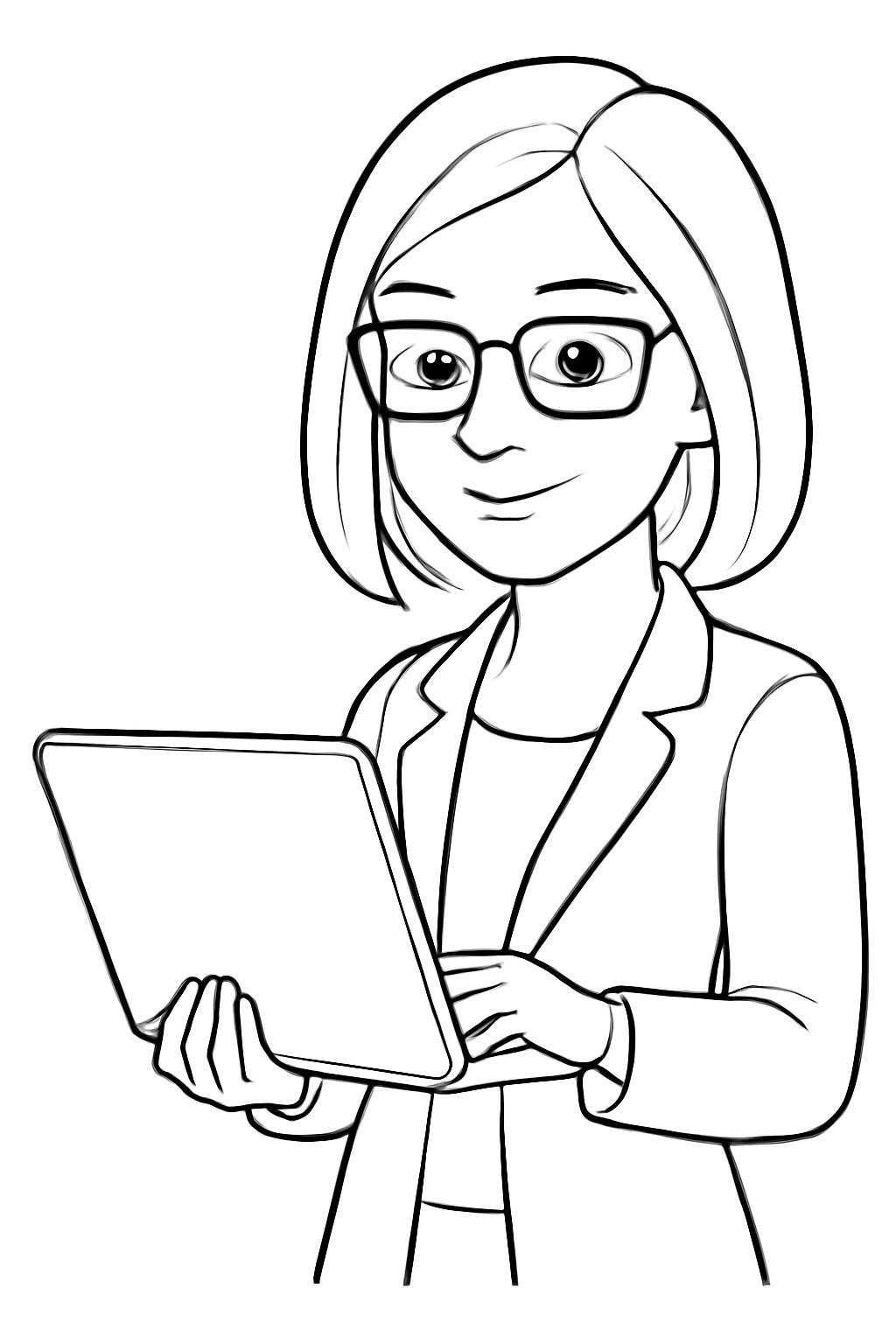 Cô giáo hiện đại công nghệ