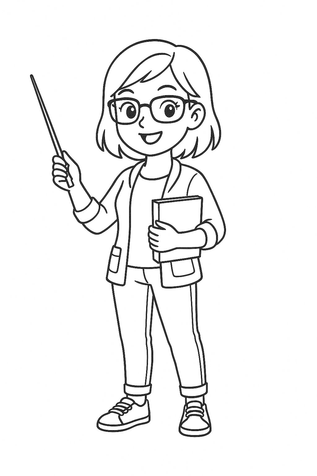 Cô giáo trẻ trung