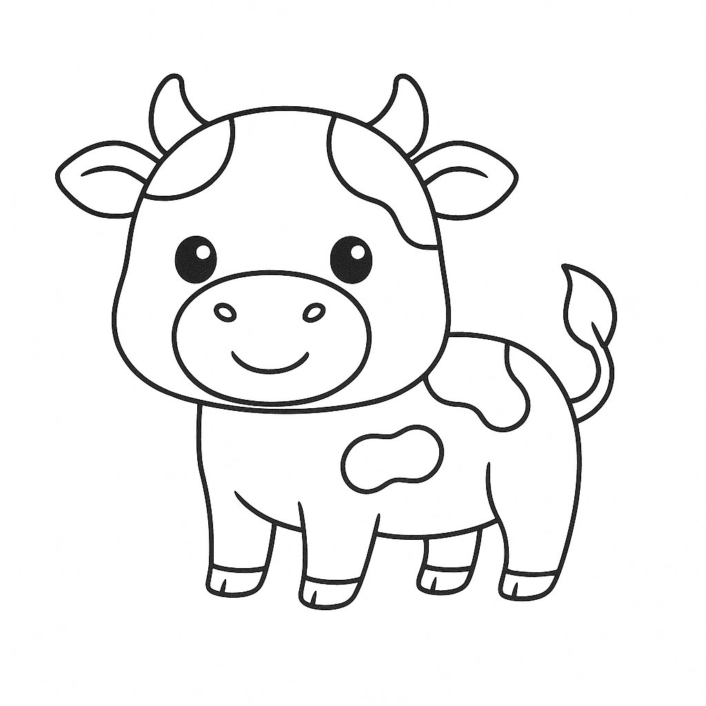 Con bò hoạt hình