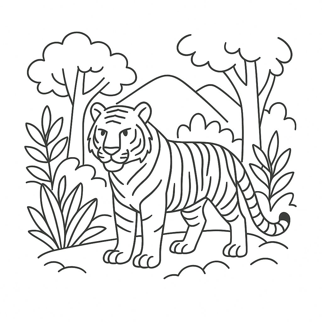 Hổ rừng oai hùng