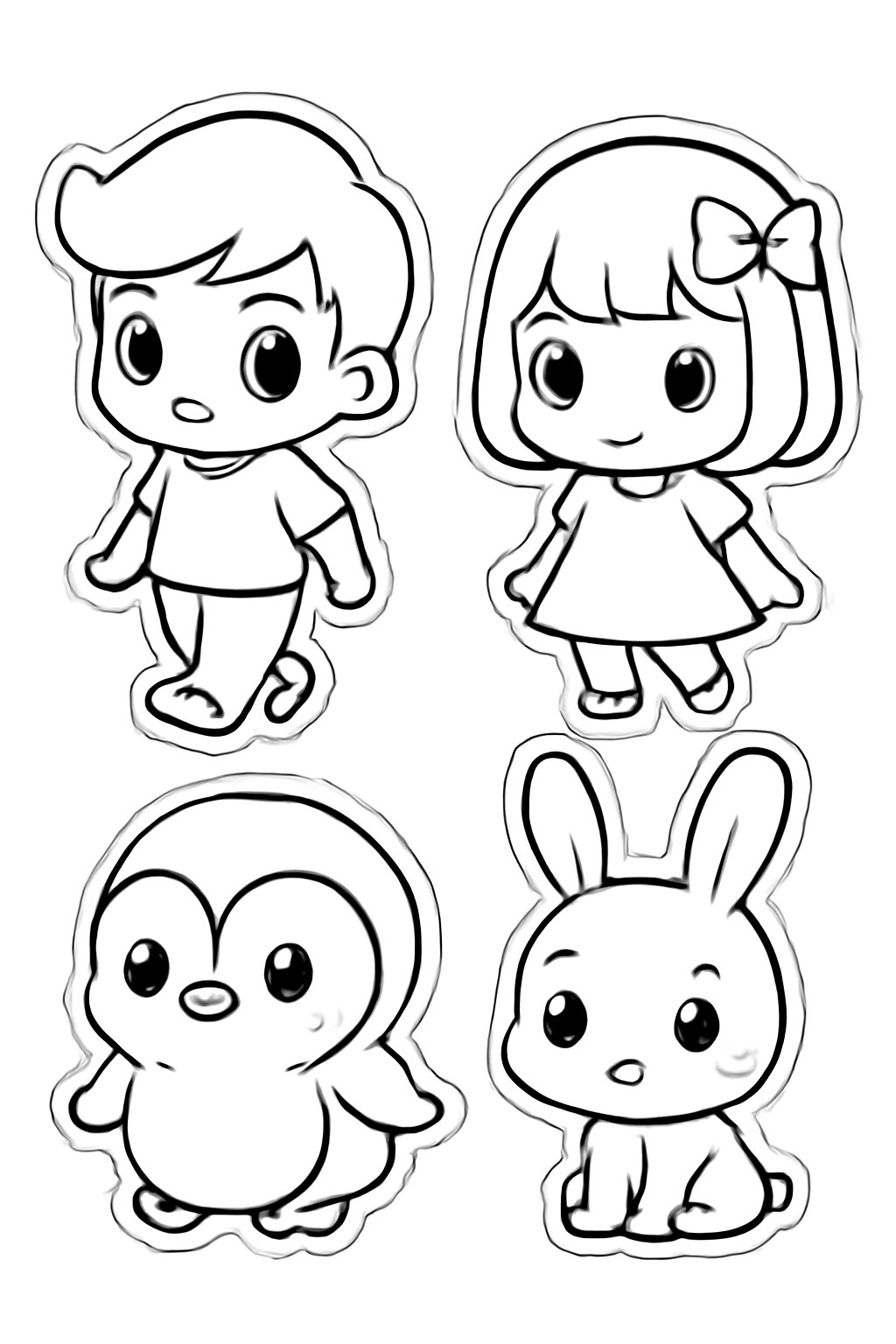 Sticker nhân vật hoạt hình