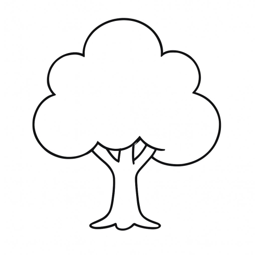 Tô màu cây xanh cho bé 2025 | Tranh tô màu PDF miễn phí