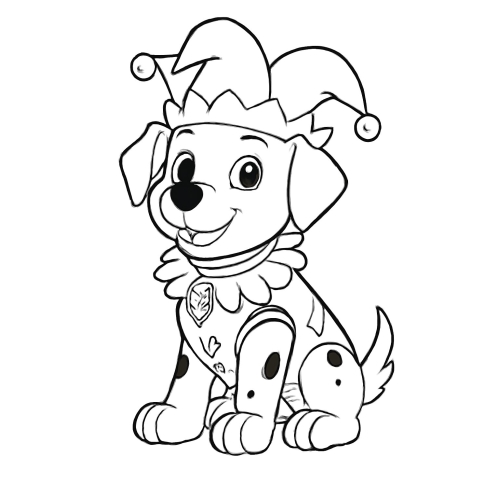 Tô màu chó cứu hộ 2025 - Tranh tô màu chó cứu hộ cho bé PDF