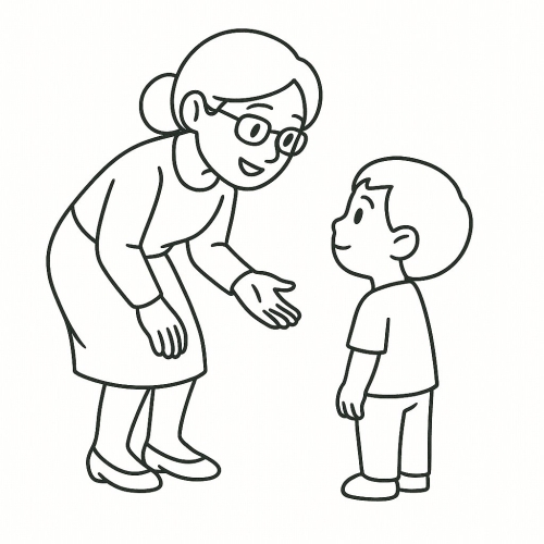 Tô màu chân dung cô giáo 2025 - Tranh tô màu cho bé tải PDF