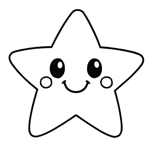 Tô màu ngôi sao cho bé 2025 | Tranh tô màu PDF miễn phí