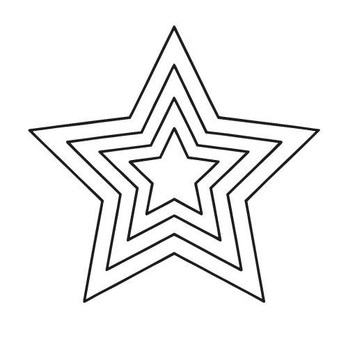 Tô màu ngôi sao cho bé 2025 | Tranh tô màu PDF miễn phí