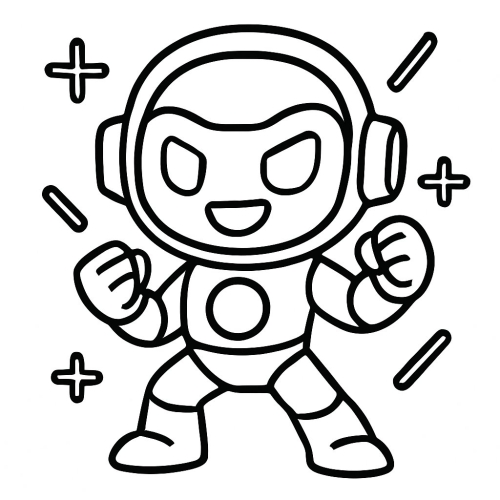 Tô màu Người Sắt cho bé 2025 - Hình và PDF sinh động