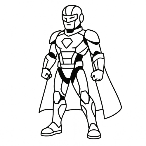 55+ Hình Tô màu Siêu nhân cho bé phát triển trí não 2025