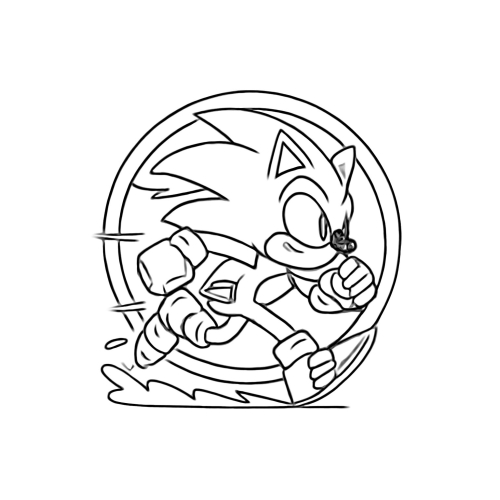 Tô màu Sonic cho bé 2025 | Tranh tô màu Sonic PDF miễn phí