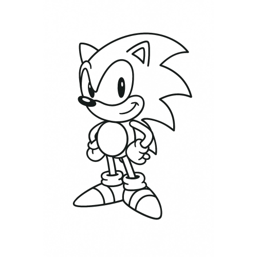 Tô màu Sonic cho bé 2025 | Tranh tô màu Sonic PDF miễn phí