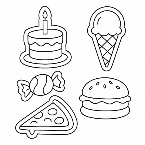 Tô màu sticker cho bé 2025 dễ tải PDF sáng tạo