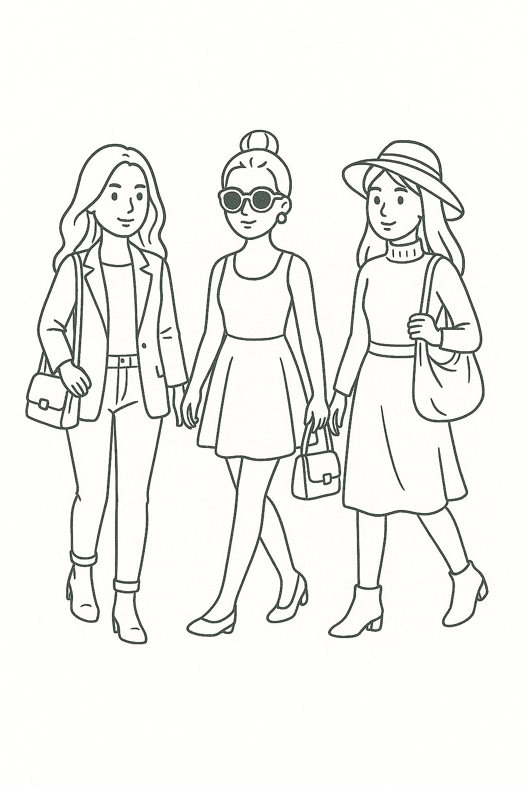 Ba cô gái thời trang