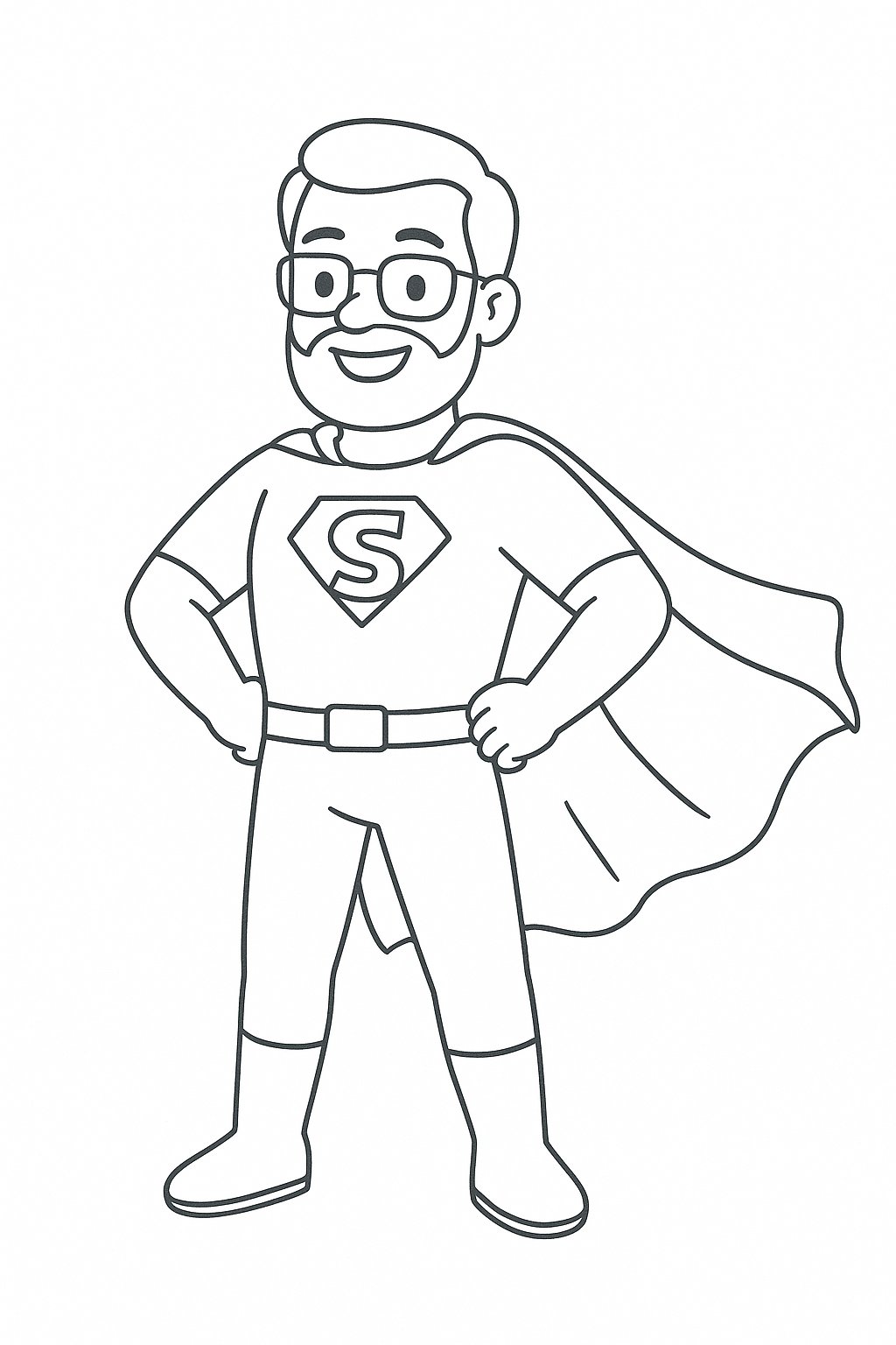 Tranh Tô Màu Bố Cho Bé Năm 2025 - Sáng Tạo và Vui Nhộn