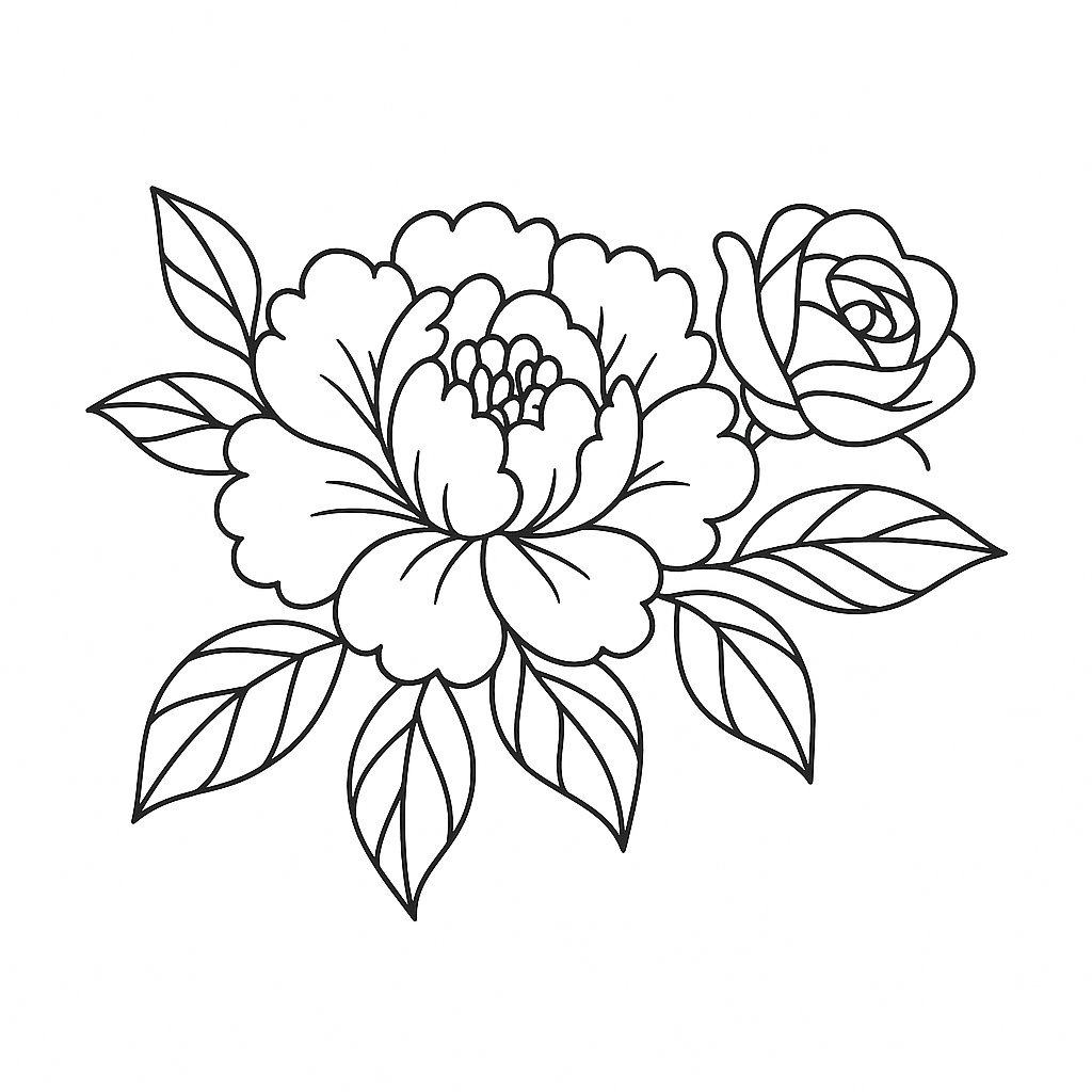 Hình hoa truyền thống