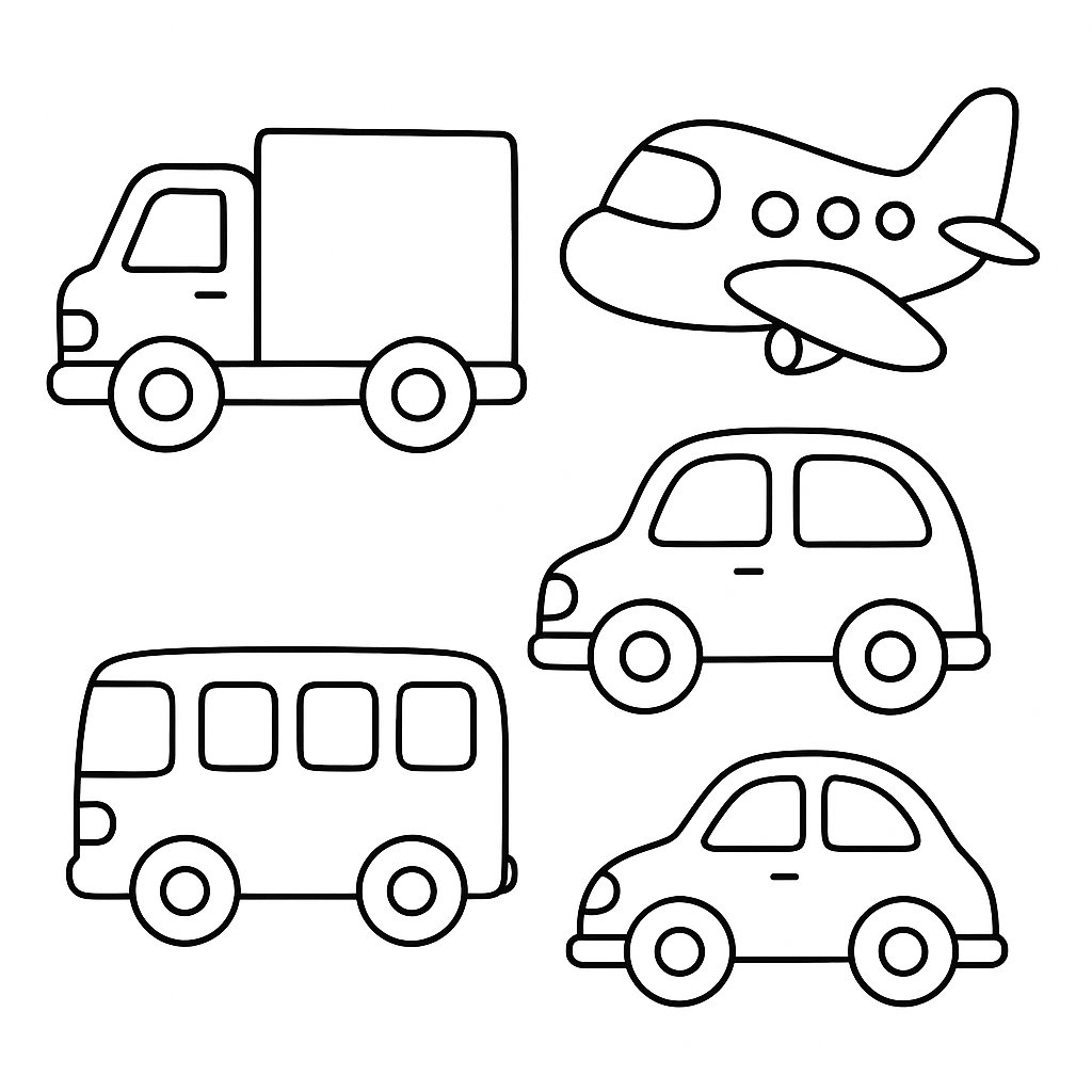 Hình vẽ xe cộ hoạt hình