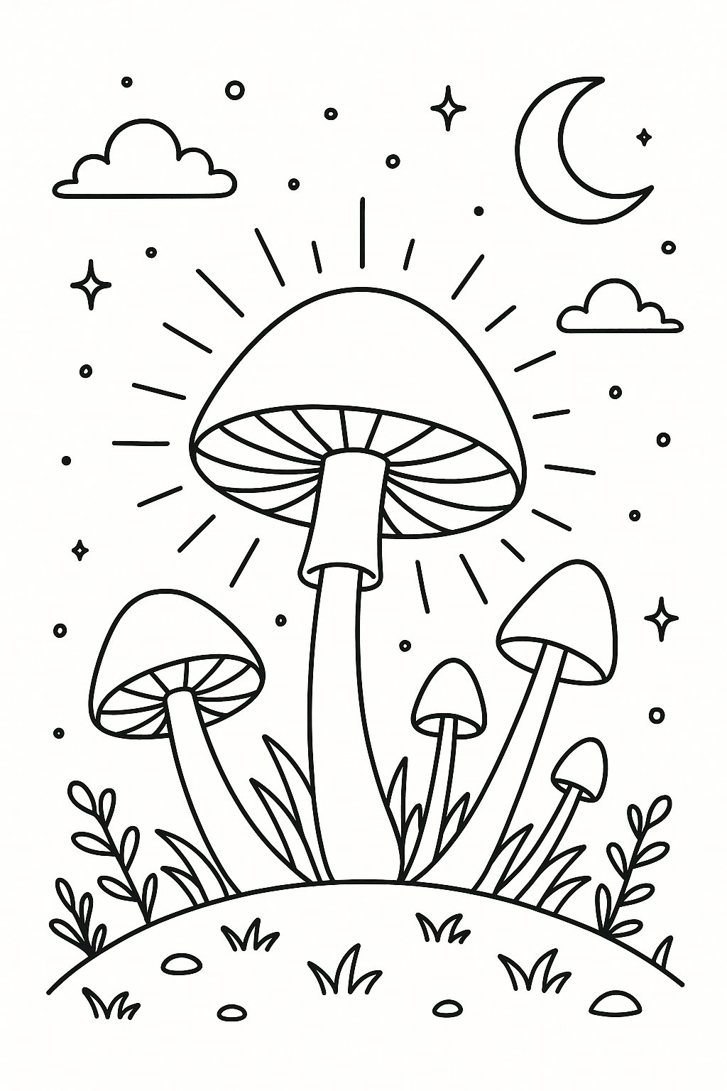 Nấm trong đêm tối