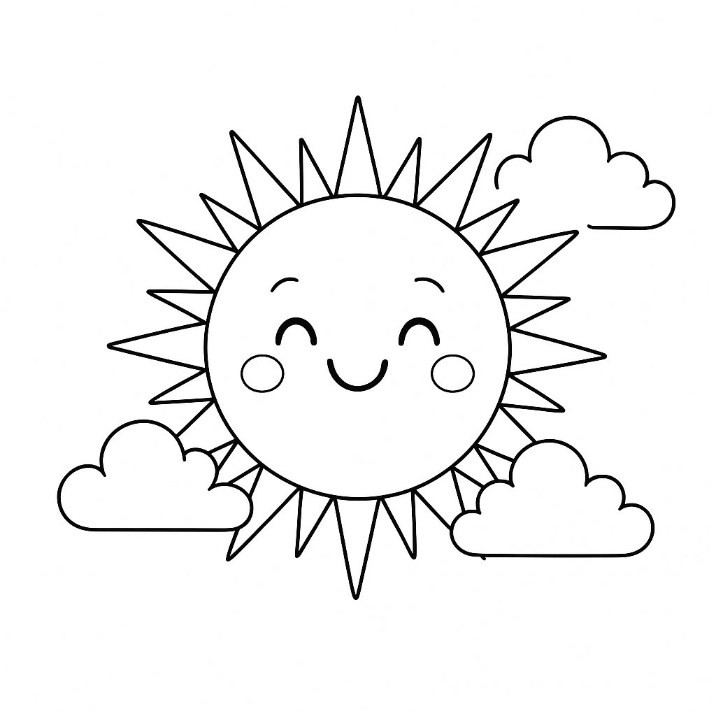 Ông mặt trời dễ thương