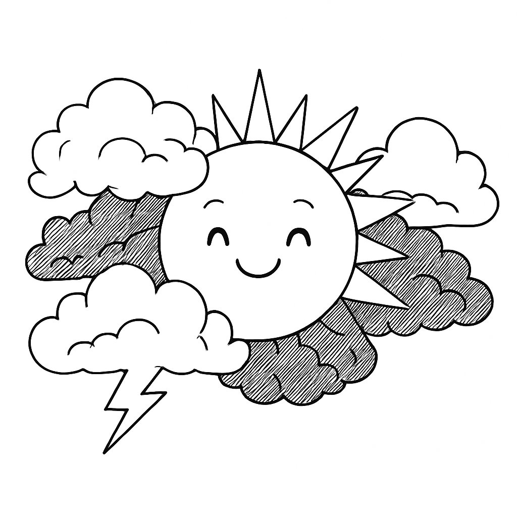 Ông mặt trời và mây bão