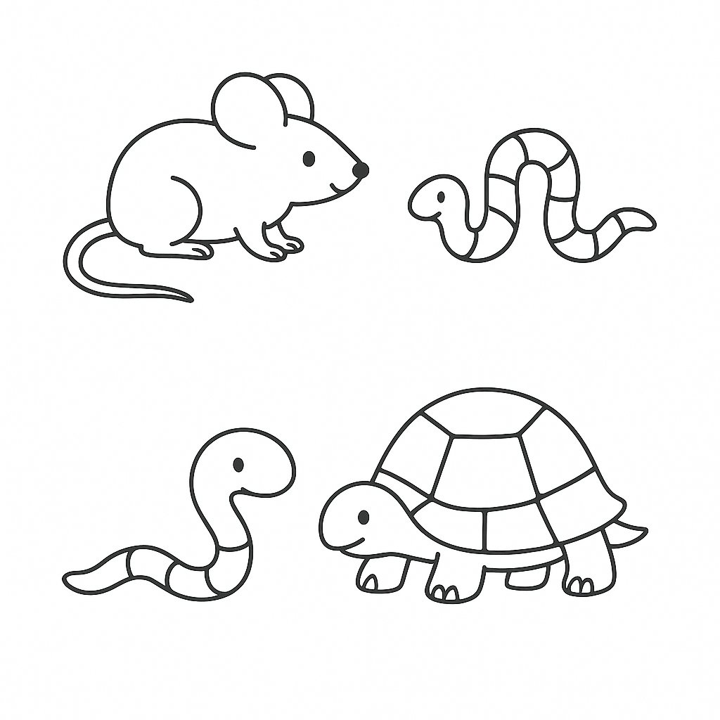 Phong cách con vật dưới đất