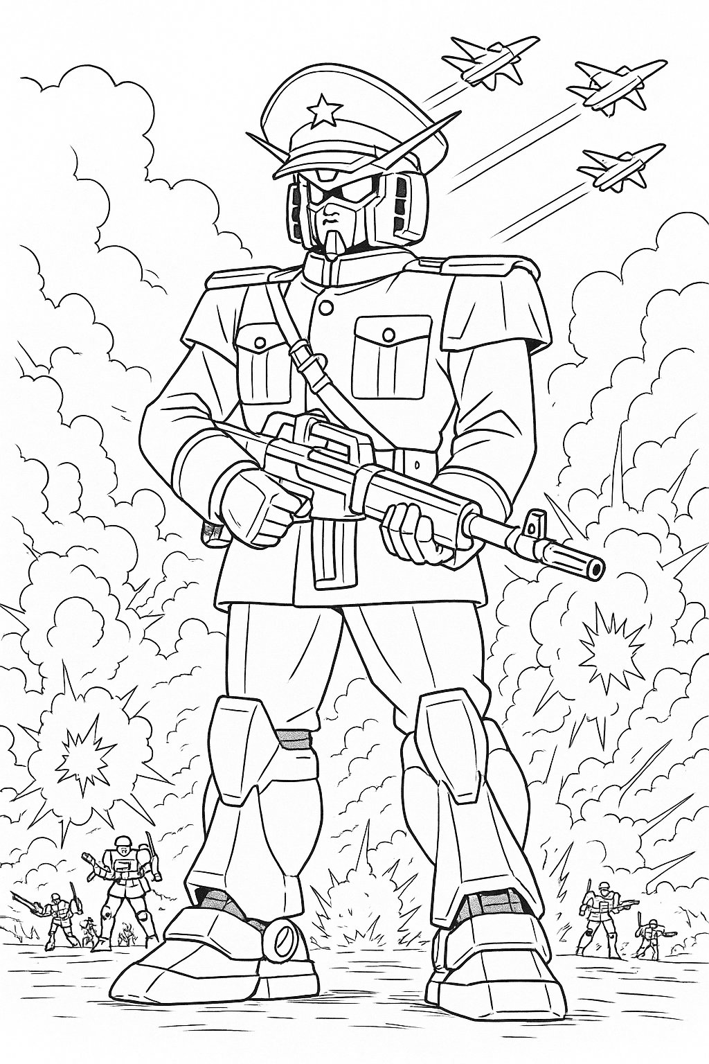 Phong cách Gundam quân đội