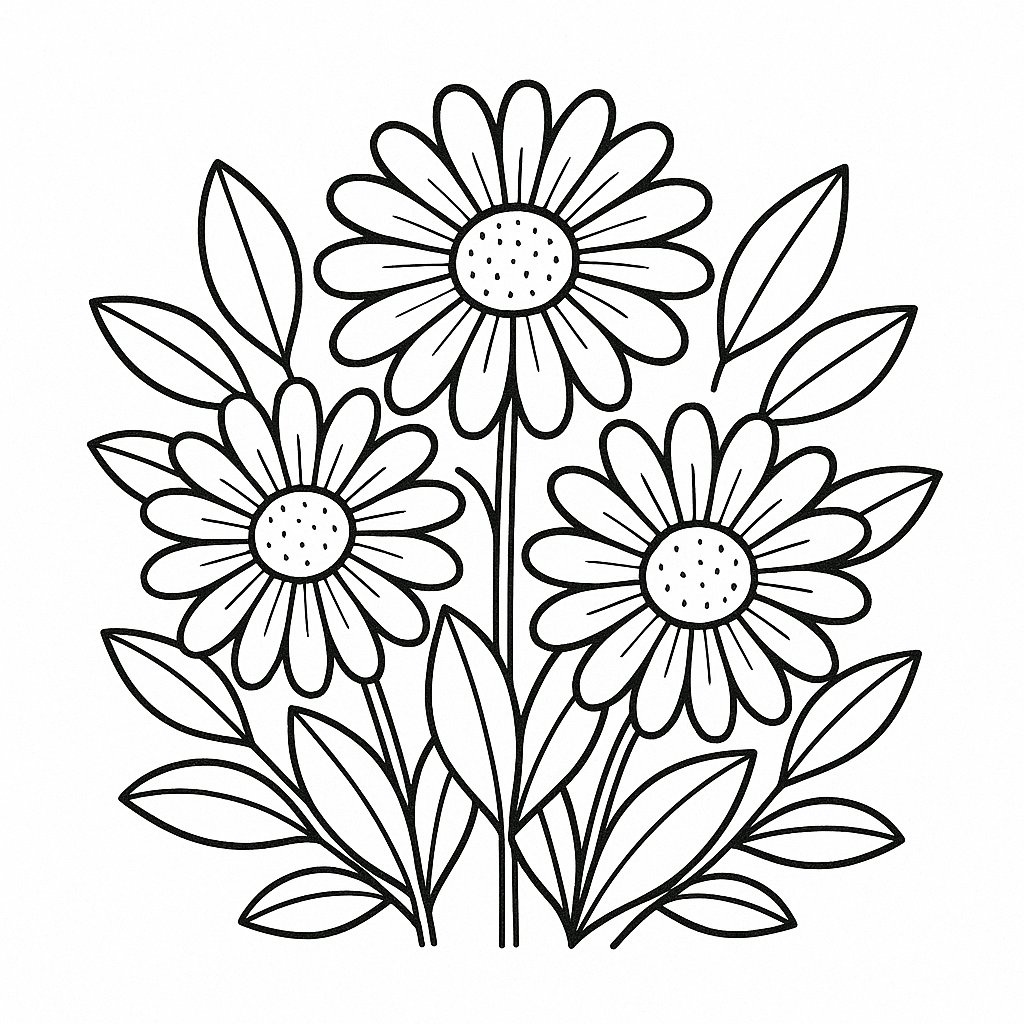 Phong cách hoa cúc mùa xuân