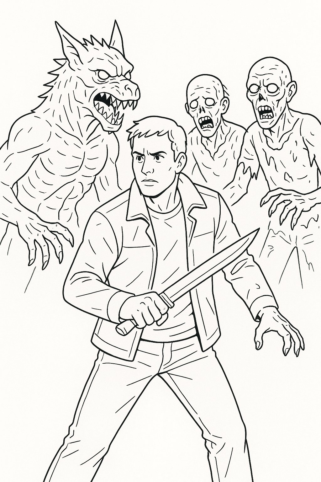 Phong cách quái vật và zombie