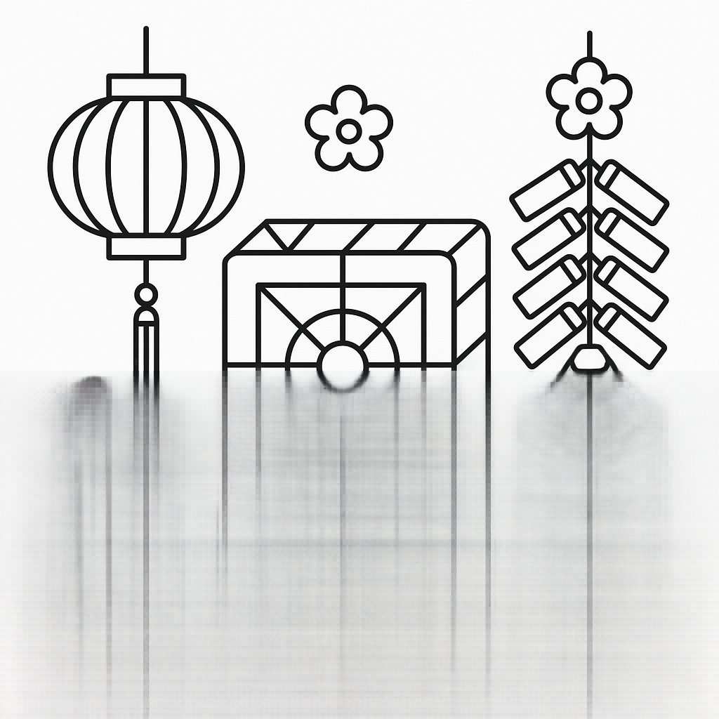 Tranh Tô Màu Gói Bánh Chưng Ngày Tết Cho Bé Năm 2025