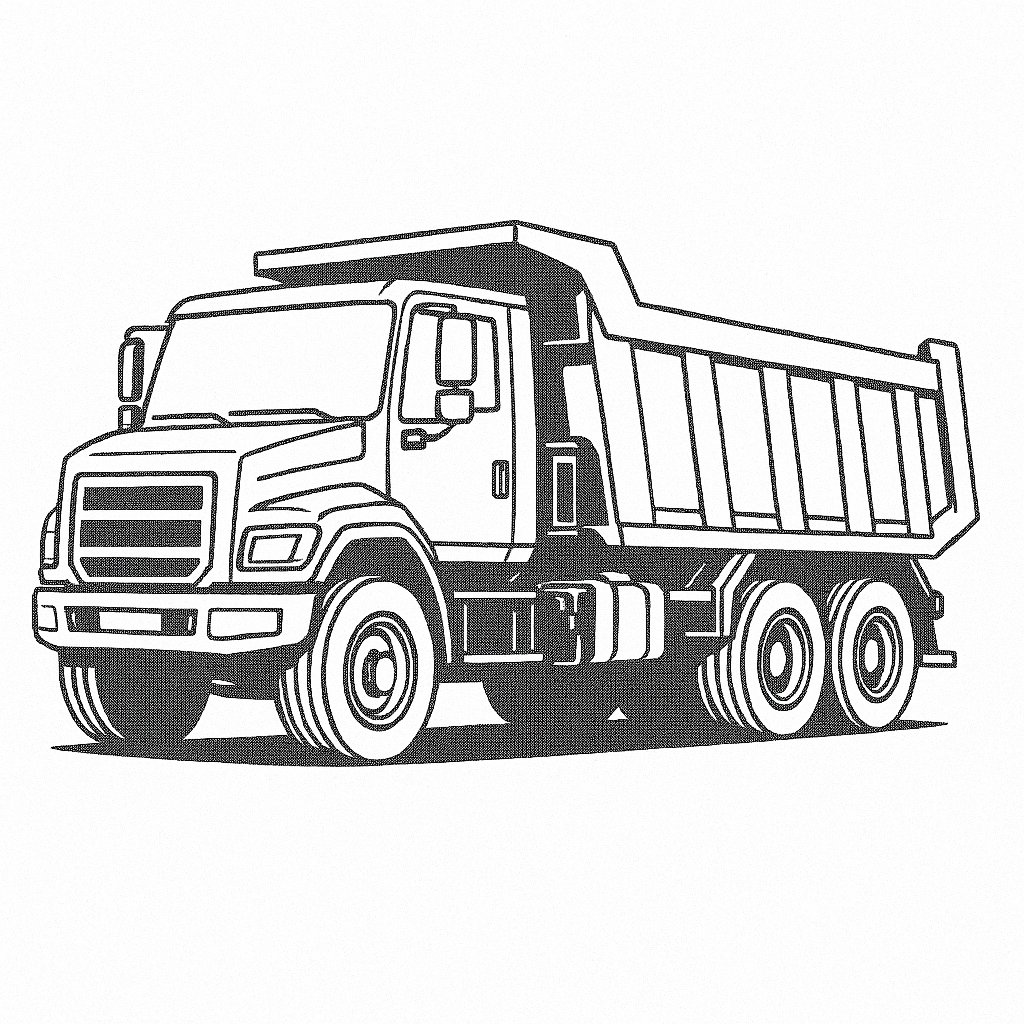 Xe ben công trường