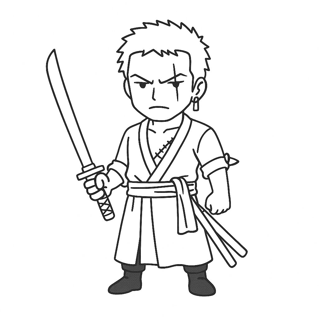 Zoro phong cách chiến binh