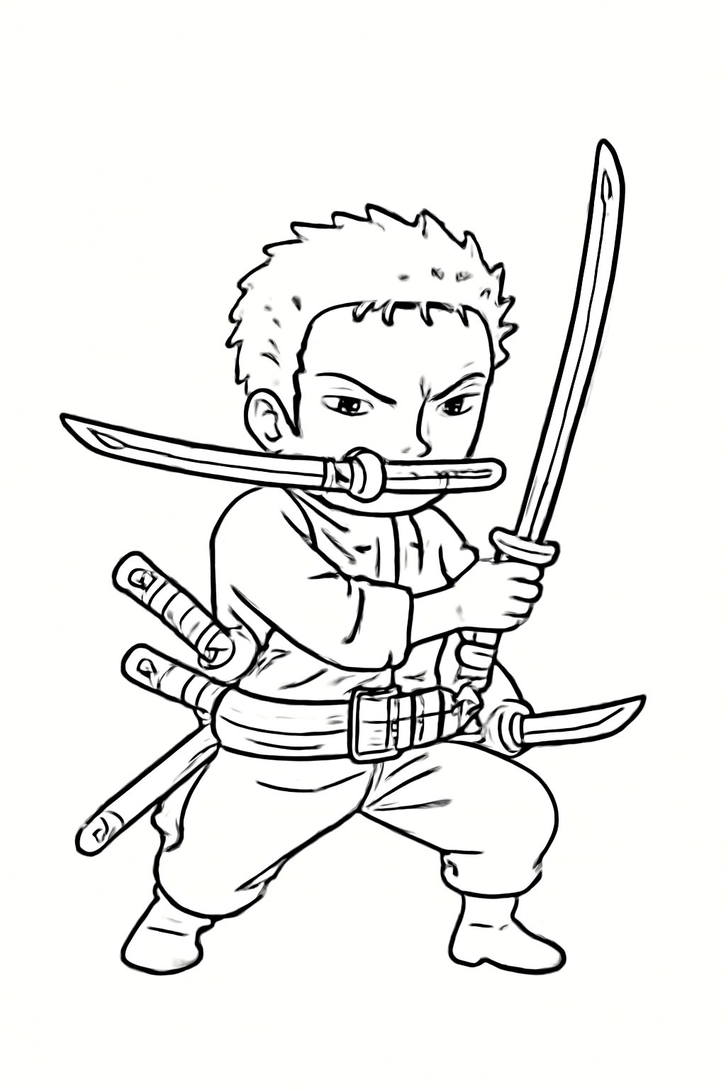 Zoro với ba thanh kiếm