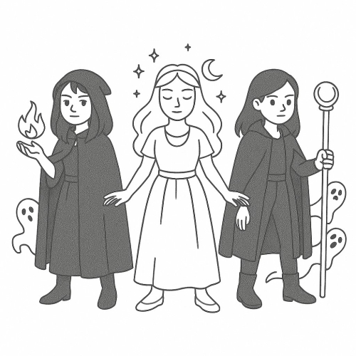 Tranh Tô Màu Truyện Ba Cô Gái Cho Bé Năm 2025