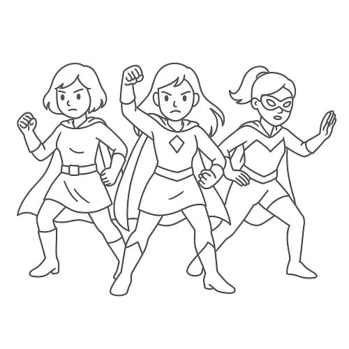 Tranh Tô Màu Truyện Ba Cô Gái Cho Bé Năm 2025