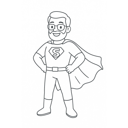 Tranh Tô Màu Bố Cho Bé Năm 2025 - Sáng Tạo và Vui Nhộn