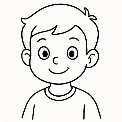 Tranh Tô Màu Bản Thân Cho Bé Năm 2025 - Sáng Tạo và Vui Nhộn