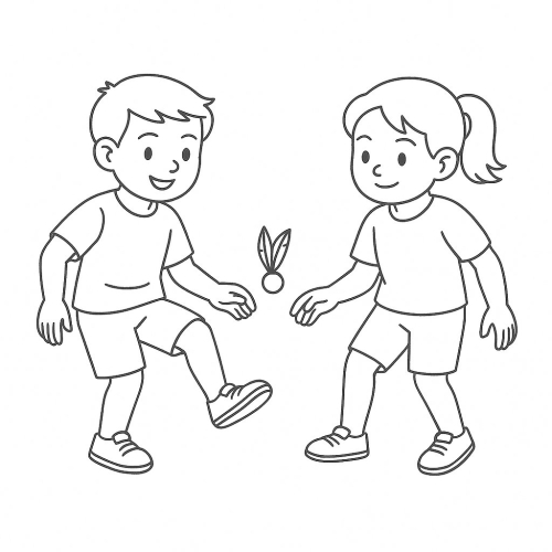 Tranh Tô Màu Trò Chơi Dân Gian Cho Bé Năm 2025