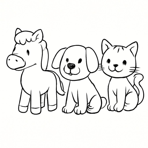 Tranh tô màu đồ chơi cho bé 2025 - PDF tải về