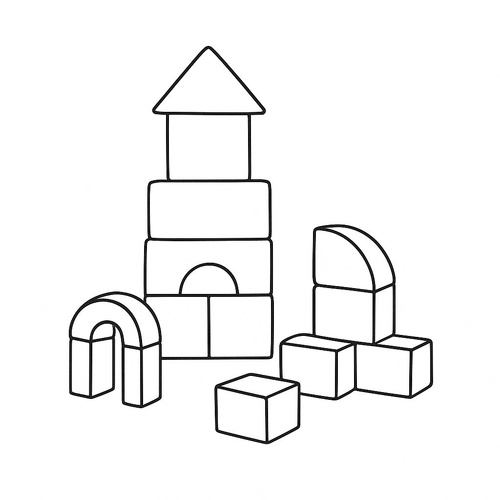 Tranh tô màu đồ chơi cho bé 2025 - PDF tải về