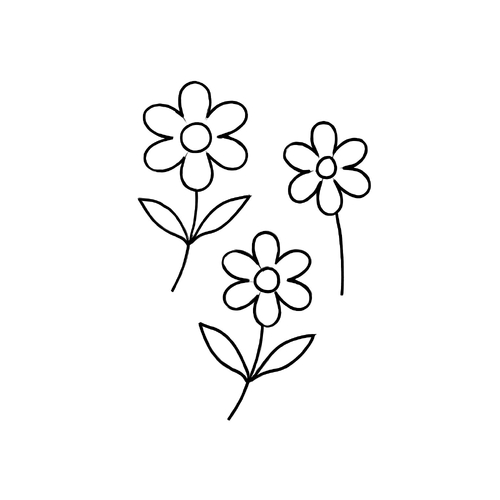 Hình Hoa Tô Màu Cho Bé - Tranh Tô Màu Năm 2025
