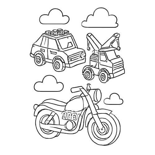 Tô màu LEGO cho bé 2025 - Tranh tô màu sáng tạo