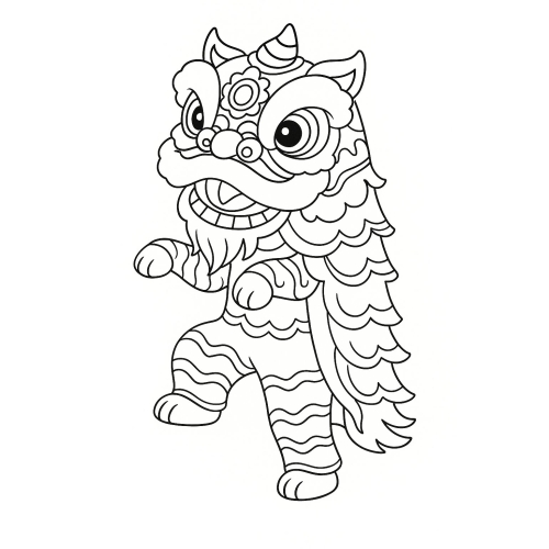 29 + Tranh tô màu ngày Tết 2025 đa dạng đề tài cho bé thích thú