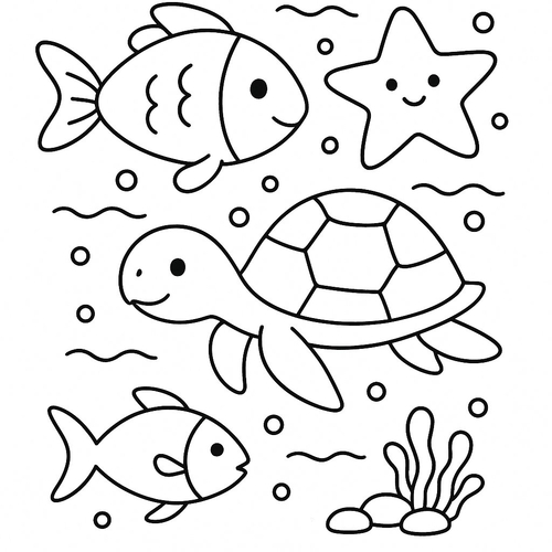 Bé Tập Tô Màu Con Vật - Tranh Tô Màu Cho Bé Năm 2025