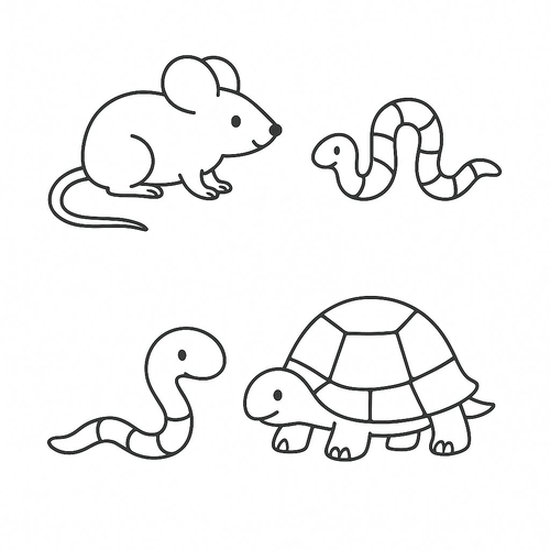 Bé Tập Tô Màu Con Vật - Tranh Tô Màu Cho Bé Năm 2025