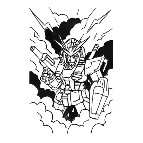 Tranh Tô Màu Gundam Cho Bé Năm 2025 - Hình Tô Màu Miễn Phí