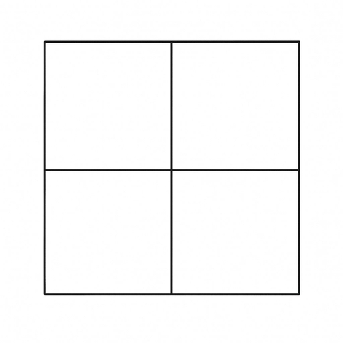 Tranh tô màu trang trí hình vuông cho bé 2025 - PDF