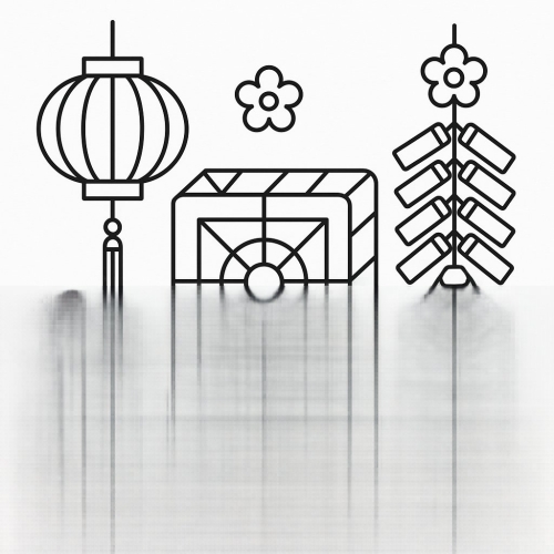 Tranh Tô Màu Gói Bánh Chưng Ngày Tết Cho Bé Năm 2025