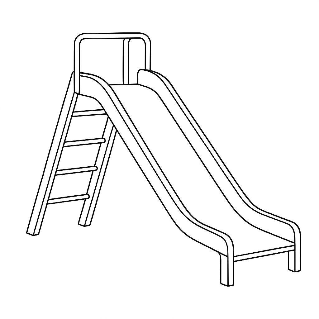 Cầu trượt hiện đại