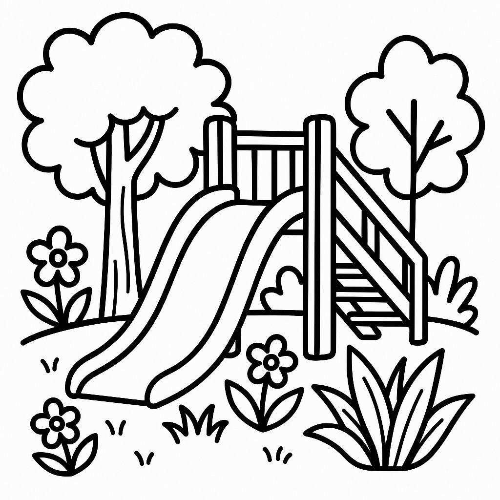 Cầu trượt thiên nhiên