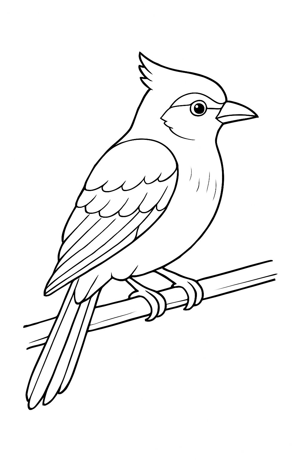 Tranh Tô Màu Con Chim Tô Màu Cho Bé Năm 2025 - Tải PDF Miễn Phí