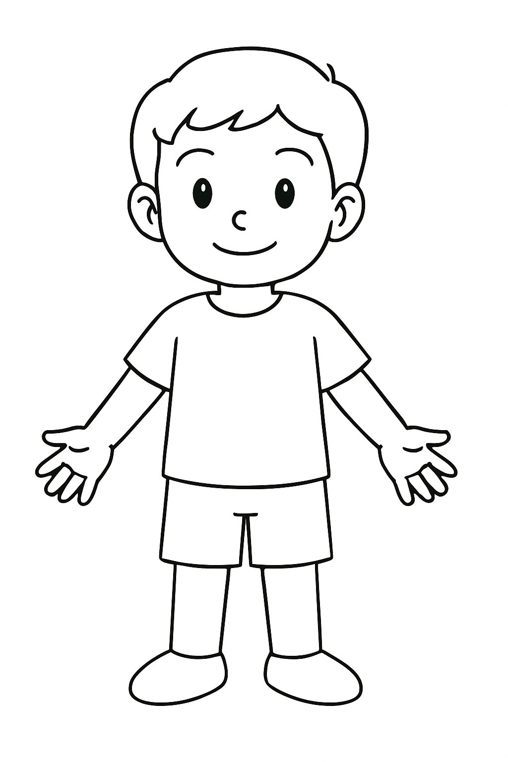 Cơ thể bé đơn giản